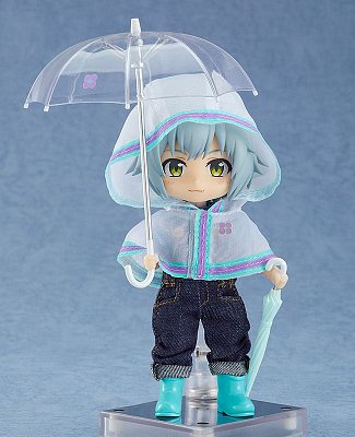 Original Character Zubehör-Set für Nendoroid Doll Actionfiguren Outfit Set Rain Poncho - White