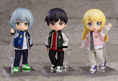 Original Character Zubehör-Set für Nendoroid Doll Actionfiguren Outfit Set Souvenir Jacket - Blue