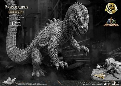 Panik in New York Soft Vinyl Statue Ray Harryhausens Rhedosaurus Monotone Deluxe Ver. 32 cm