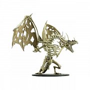 Pathfinder Battles Deep Cuts Miniatur unbemalt Gargantuan Skeletal Dragon --- BESCHAEDIGTE VERPACKUNG
