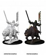 Pathfinder Battles Deep Cuts Miniatur unbemalt Orc on Dire Wolf Umkarton (6)
