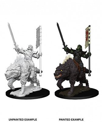 Pathfinder Battles Deep Cuts Miniatur unbemalt Orc on Dire Wolf Umkarton (6)