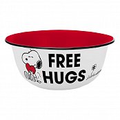 Peanuts Emaille-Optik Schüssel Free Hugs