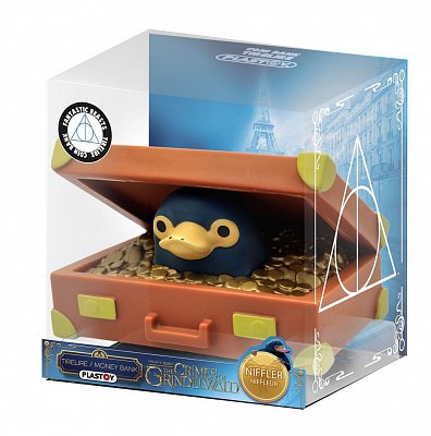 Phantastische Tierwesen Chibi Spardose Niffler Suitcase 16 cm --- BESCHAEDIGTE VERPACKUNG