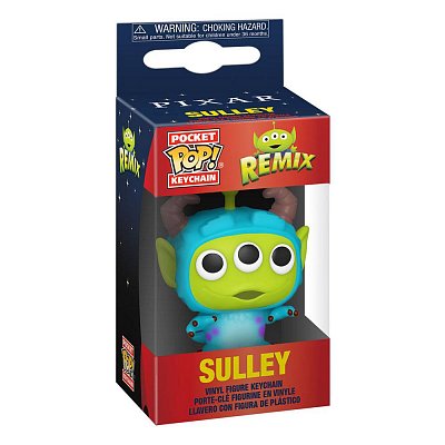 Pixar Pocket POP! Vinyl Schlüsselanhänger 4 cm Alien as Sully Display (12)