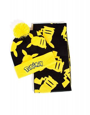 Pokemon Beanie & Schal Set Pikachu