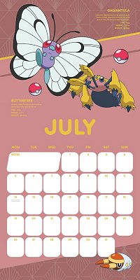 Pokémon Kalender 2021 *Englische Version*