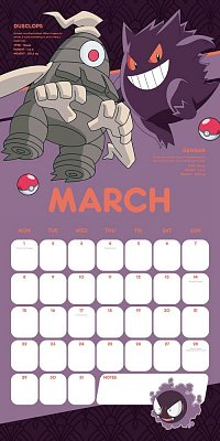 Pokémon Kalender 2021 *Englische Version*