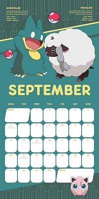 Pokémon Kalender 2021 *Englische Version*