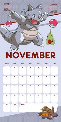 Pokémon Kalender 2021 *Englische Version*