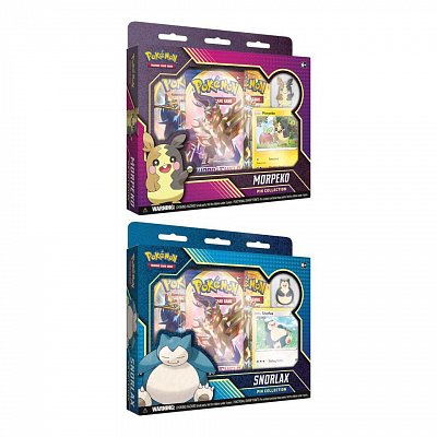 Pokémon Pin Collection 2020 Relaxo & Morpeko *Englische Version* --- BESCHAEDIGTE VERPACKUNG
