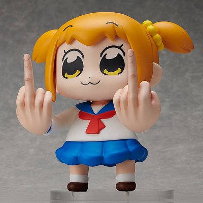 Pop Team Epic Soft Vinyl Figur Popuko 21 cm --- BESCHAEDIGTE VERPACKUNG