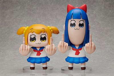 Pop Team Epic Soft Vinyl Figur Popuko 21 cm --- BESCHAEDIGTE VERPACKUNG