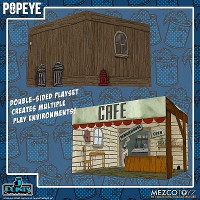 Popeye 5 Points Actionfiguren Deluxe Box Set 9 cm