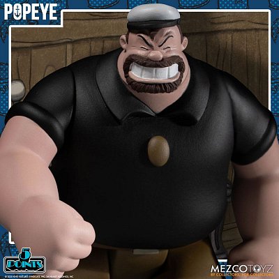 Popeye 5 Points Actionfiguren Deluxe Box Set 9 cm