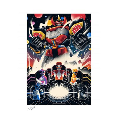 Power Rangers Kunstdruck Mighty Morphin Power Rangers! 46 x 61 cm - ungerahmt