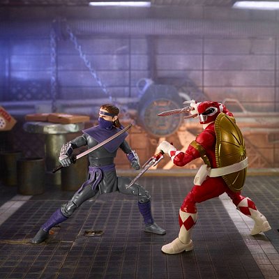 Power Rangers x TMNT Lightning Collection Actionfiguren 2022 Foot Soldier Tommy & Morphed Raphael