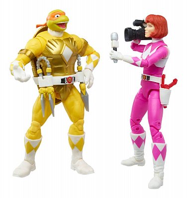 Power Rangers x TMNT Lightning Collection Actionfiguren 2022 Morphed April O´Neil & Michelangelo