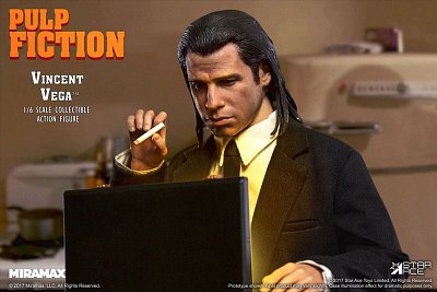 Pulp Fiction My Favourite Movie Actionfigur 1/6 Vincent Vega 30 cm --- BESCHAEDIGTE VERPACKUNG