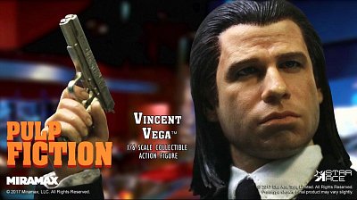 Pulp Fiction My Favourite Movie Actionfigur 1/6 Vincent Vega 30 cm --- BESCHAEDIGTE VERPACKUNG
