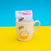 Pusheen Tasse mit Socken Gold