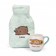 Pusheen Wärmflasche & Tasse Super Lazy