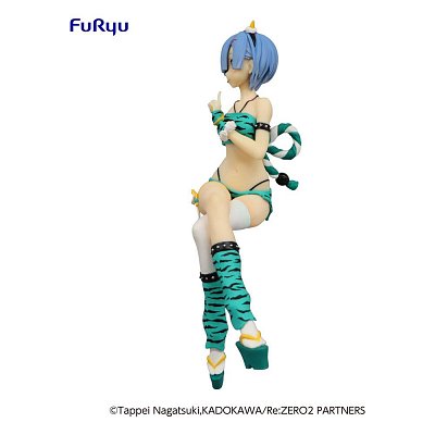 Re:Zero Noodle Stopper PVC Statue Rem Demon Costume Another Color Ver. 16 cm