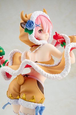 Re:ZERO -Starting Life in Another World- PVC Statue 1/7 Ram Christmas Maid Ver. 23 cm