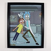 Rick & Morty Kunstdruck Limited Edition Fan-Cel 36 x 28 cm