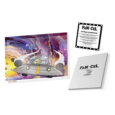 Rick & Morty Kunstdruck Misadventure in Space Limited Edition Fan-Cel 36 x 28 cm