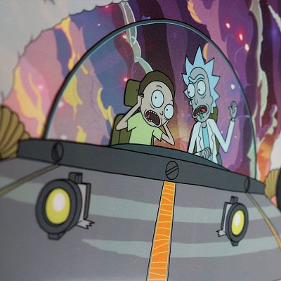 Rick & Morty Kunstdruck Misadventure in Space Limited Edition Fan-Cel 36 x 28 cm
