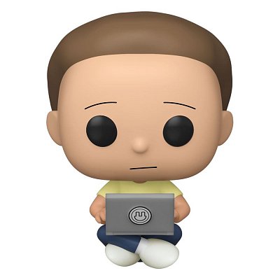 Rick & Morty POP! Animation Vinyl Figur Morty w/Laptop 9 cm