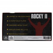 Rocky II Replik Superfight II Ticket (vergoldet)