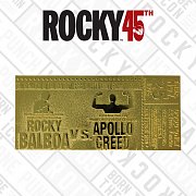 Rocky II Replik Superfight II Ticket (vergoldet)