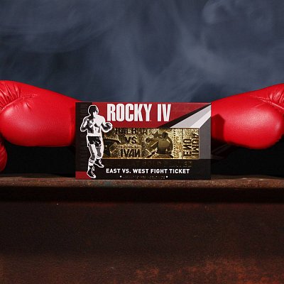 Rocky IV Replik East vs. West Fight Ticket (vergoldet)