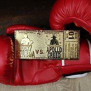 Rocky Replik 45th Anniversary Bicentennial Superfight Ticket (vergoldet)