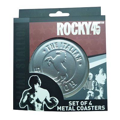 Rocky Untersetzer 4er-Pack Mighty Mick\'s Gym / The Italian Stallion