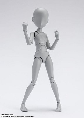 S.H. Figuarts Actionfigur Body Chan Ken Sugimori Edition DX Set (Gray Color Ver.) 13 cm