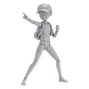 S.H. Figuarts Actionfigur Body Kun Ken Sugimori Edition DX Set (Gray Color Ver.) 13 cm