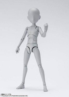 S.H. Figuarts Actionfigur Body Kun Ken Sugimori Edition DX Set (Gray Color Ver.) 13 cm