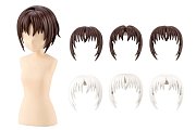 Sousai Shojo Teien Model Kit Zubehör-Set 1/10 After School Short Wigs Type A White & Chocolate Brown