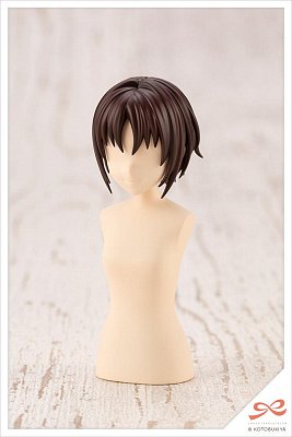 Sousai Shojo Teien Model Kit Zubehör-Set 1/10 After School Short Wigs Type A White & Chocolate Brown