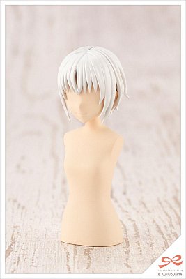 Sousai Shojo Teien Model Kit Zubehör-Set 1/10 After School Short Wigs Type A White & Chocolate Brown