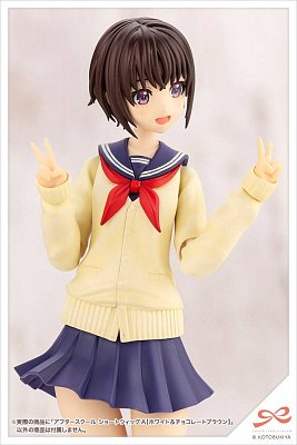 Sousai Shojo Teien Model Kit Zubehör-Set 1/10 After School Short Wigs Type A White & Chocolate Brown