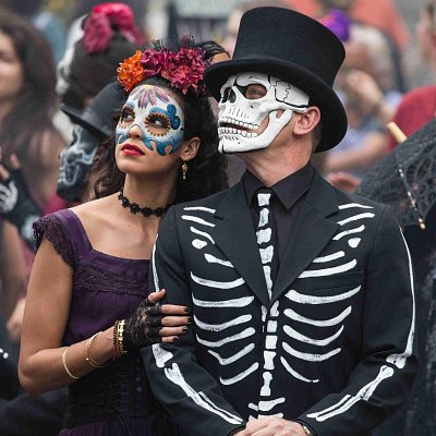 Spectre Replik 1/1 James Bond Day Of The Dead Maske Limited Edition 29 cm --- BESCHAEDIGTE VERPACKUNG