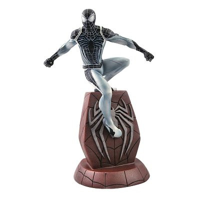 Spider-Man 2018 Marvel Video Game Gallery PVC Statue Negative Suit Spider-Man SDCC 2020 25 cm --- BESCHAEDIGTE VERPACKUNG