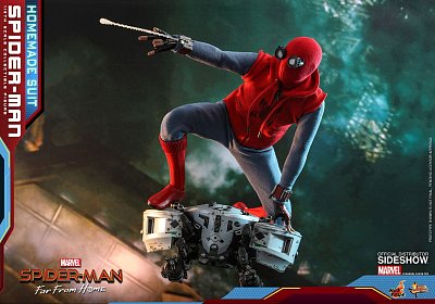 Spider-Man: Far From Home Movie Masterpiece Actionfigur 1/6 Spider-Man (Homemade Suit) 29 cm