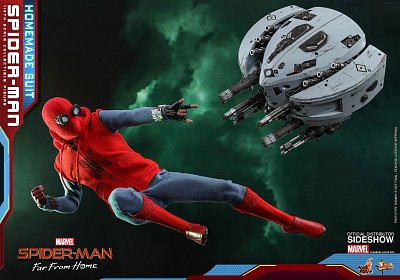 Spider-Man: Far From Home Movie Masterpiece Actionfigur 1/6 Spider-Man (Homemade Suit) 29 cm