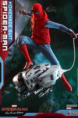 Spider-Man: Far From Home Movie Masterpiece Actionfigur 1/6 Spider-Man (Homemade Suit) 29 cm