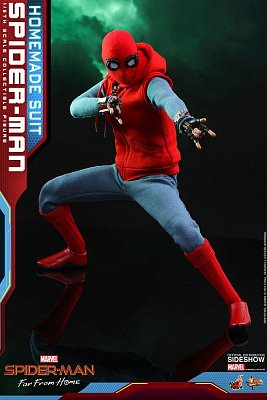 Spider-Man: Far From Home Movie Masterpiece Actionfigur 1/6 Spider-Man (Homemade Suit) 29 cm